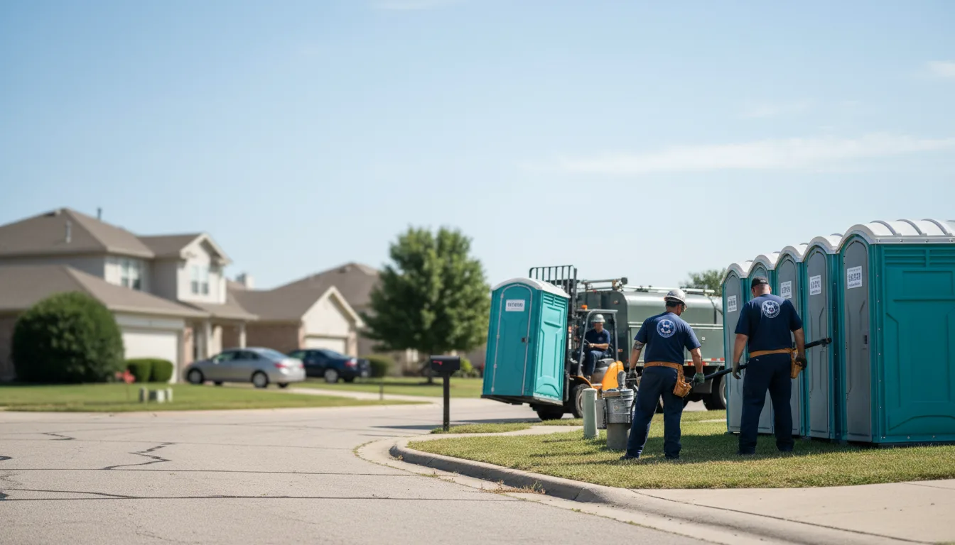 Porta Potty Rental in Hoffman, MN near me